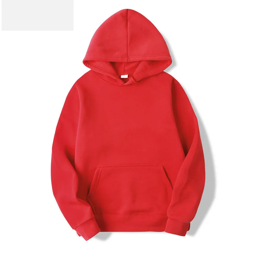 Hoodies Sweatshirts Men Woman Fashion Solid color Red Black Gray Pink Autumn Winter fleece Hip Hop Hoody Male Brand Casual Tops
