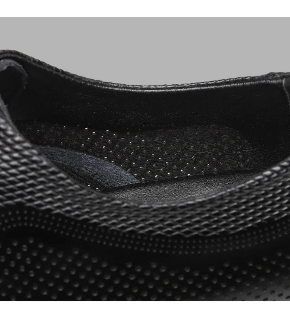 Shoes for Men Summer Breathable Hollow Out Shoe Fashion Business Dress Shoes Luxury Casual Leather Shoes for Men Loafers