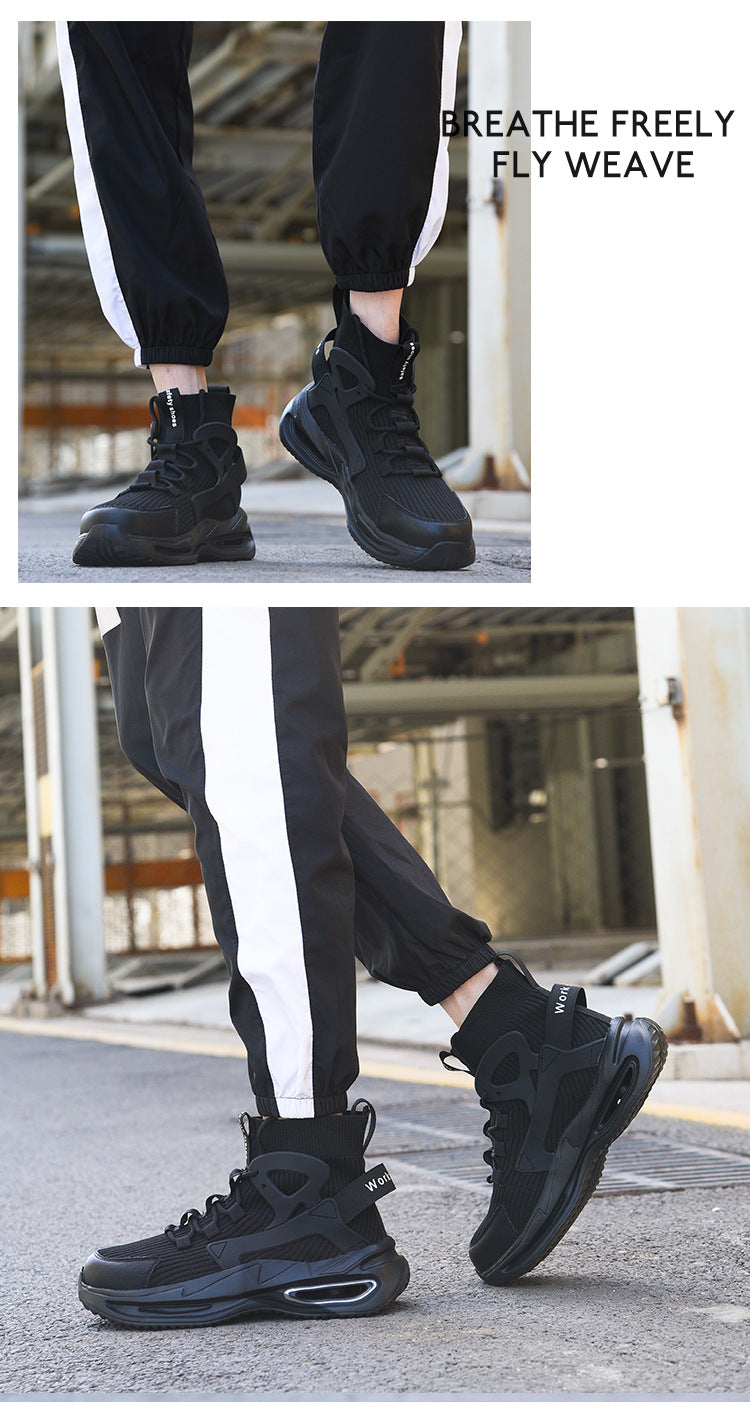 Work shoes for man S3 high safety shoes  Safety Shoes With Steel Toe Cap,Light Weight Breathable Work Boots For Men Botas Hombre