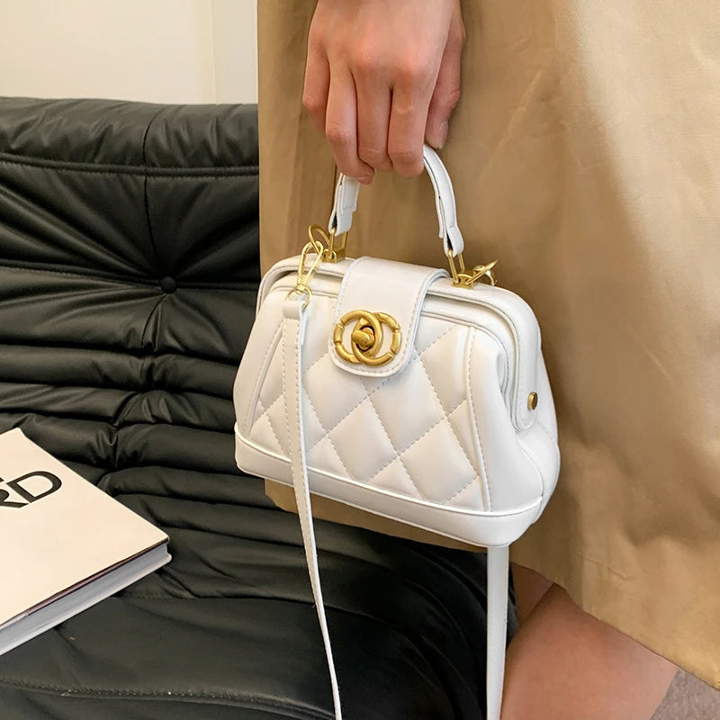 Elegant Ladies Tote Bag Luxury Leather Designer Crossbody Shoulder Handbags Women's Stylish Durable Casual Fashion Purse