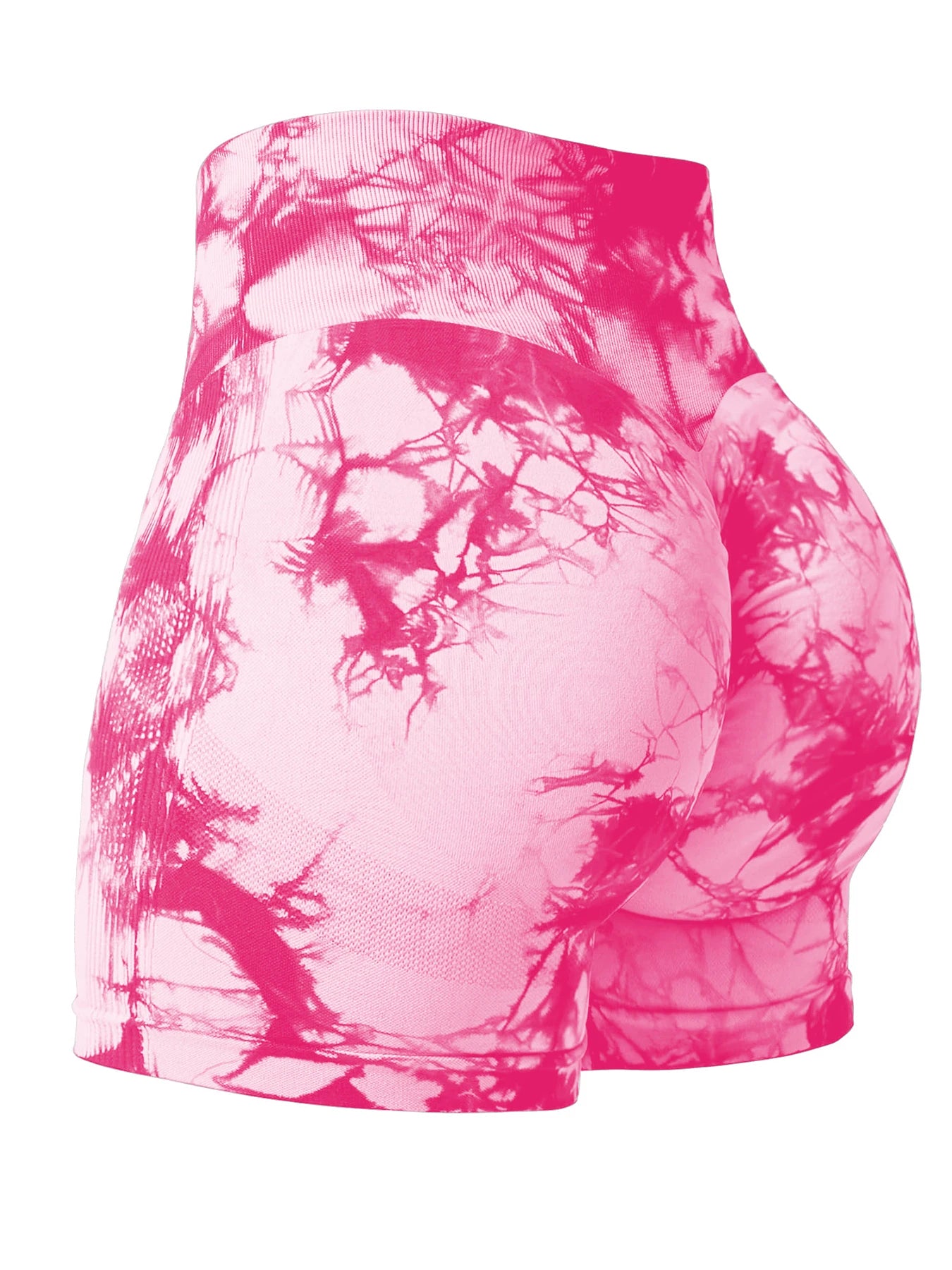 16 Color Sexy Tie Dye Shorts Woman Fitness Seamless Butt Lifting Shorts One Pieces Activewear Running Outdoors