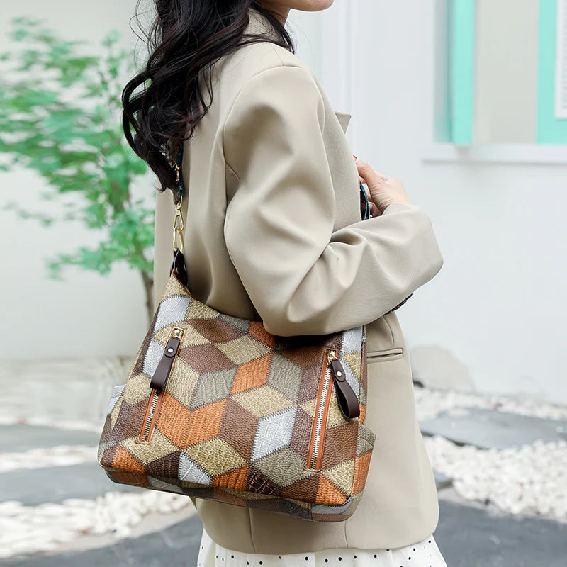 Women Bag Soft PU Leather Purse Quality Female Shoulder Messenger Bag Designer Large Capacity Handbag Ladies Shoulder Packs