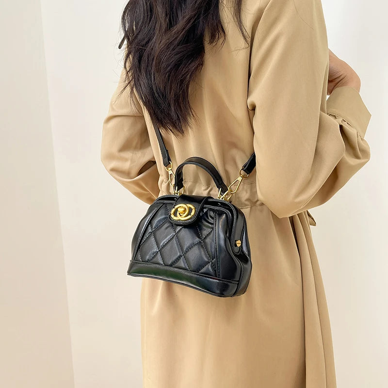 Elegant Ladies Tote Bag Luxury Leather Designer Crossbody Shoulder Handbags Women's Stylish Durable Casual Fashion Purse