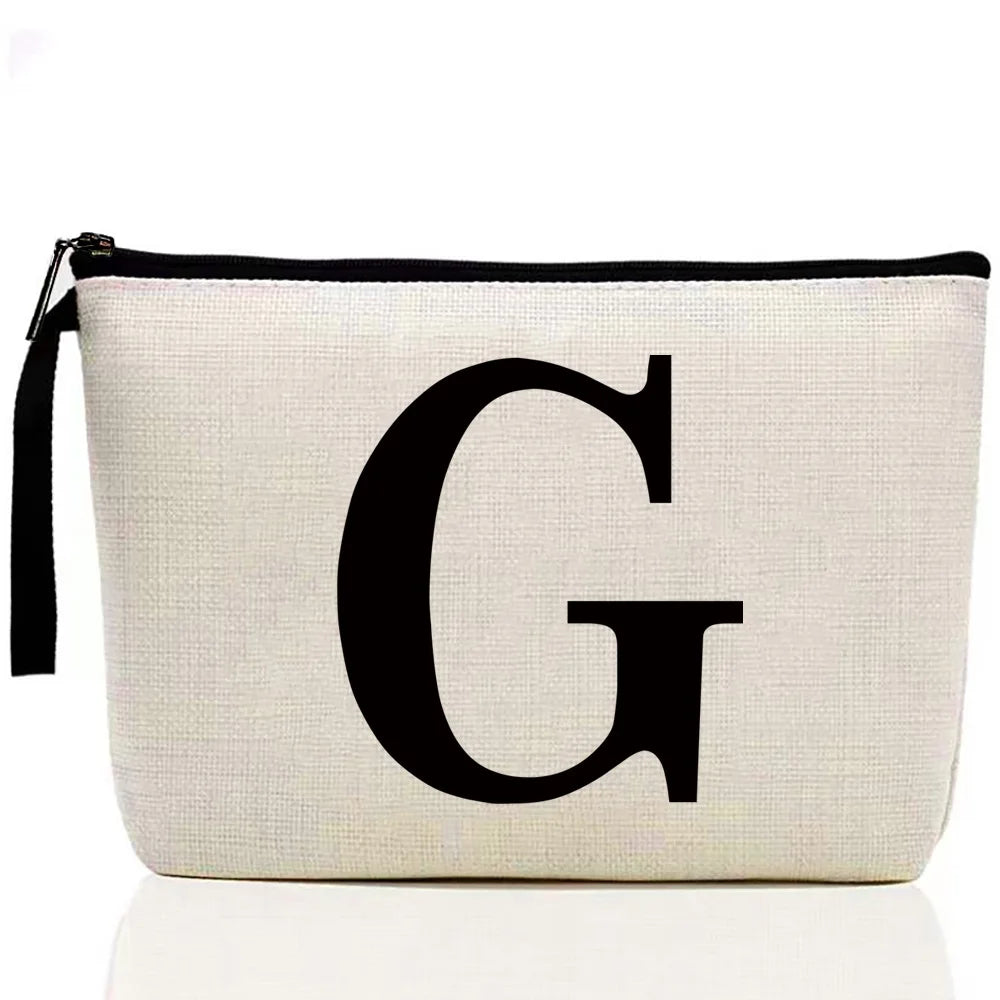 Ladies Makeup Bag Letter Print pattern Classic Coin Purse Organizer Bag Pouches for Travel Bags Pouch Women Storage Cosmetic Bag
