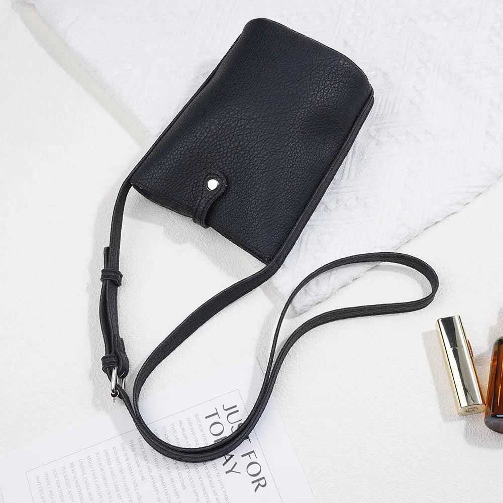 Soft Pu Leather Women Handbags Fashion Large Capacity Crossbody Bags Small Shoulder Bags Ladies Phone Purse Female Solid Flap