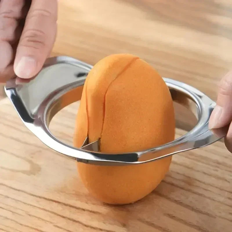 Kitchen Convenience Tools Mango Cutter Fruit Splitter Tools Mango Knife Mangos Corer Stainless Steel Mango Slicer Peeler Gadgets