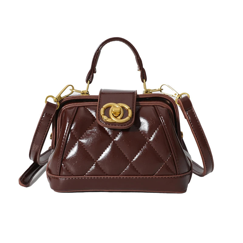 Elegant Ladies Tote Bag Luxury Leather Designer Crossbody Shoulder Handbags Women's Stylish Durable Casual Fashion Purse