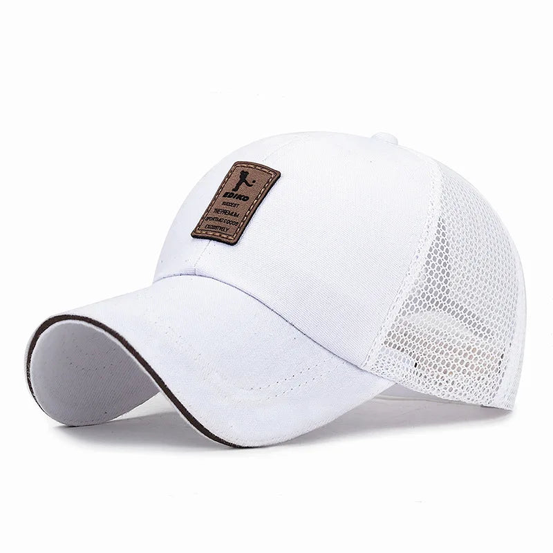 Unisex Cap Casual Plain Mesh Baseball Cap Adjustable Snapback Hats For Women Men Hip Hop Trucker Cap Streetwear Dad Hat HotSale