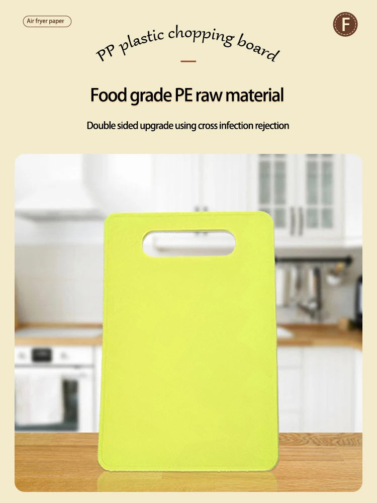 Kitchen Tools PP Creative Square Chopping Board Vegetable And Fruit Chopping Board Easy To Clean Non Slip Chopping Board Tools