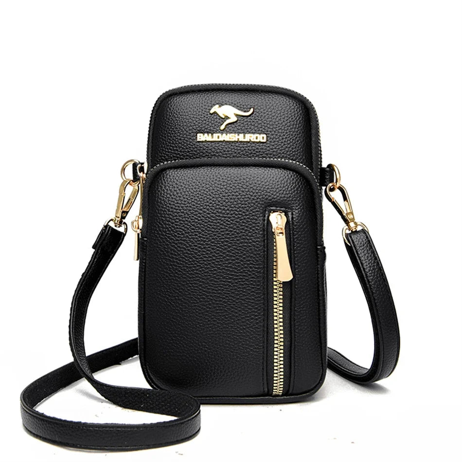 Ladies New Trendy Pu Leather Shoulder Bags Luxury Designer Simple Small Purse Handbags for Women Fashion Messenger Bags Sac