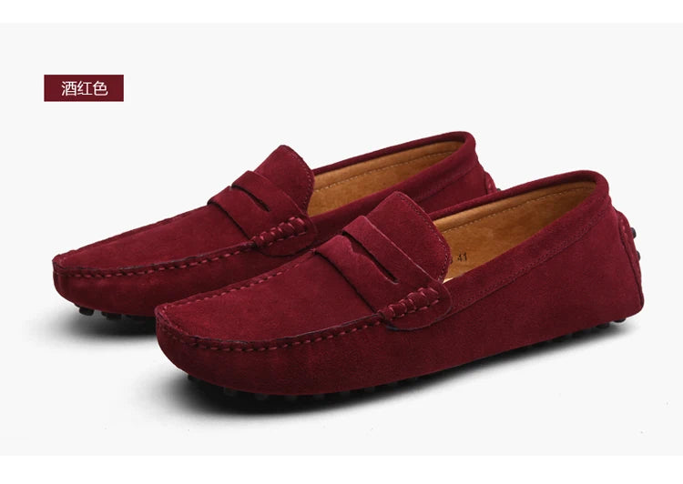 Shoes Men Casual Shoes Fashion Men Shoes Genuine Leather Men Loafers Moccasins Slip on Men Flats Male Driving Shoes