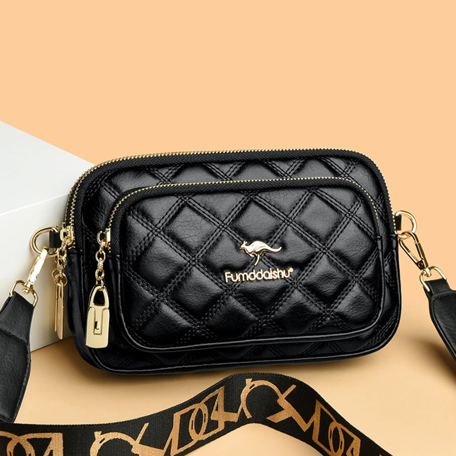 High Quality Purse Leather Luxury Handbag Women Shoulder Bags Designer Crossbody Bag for Female Bag Fashion Ladies Messenger Sac