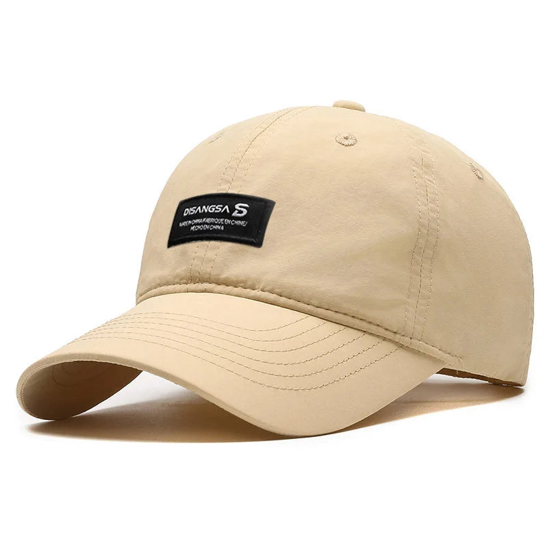Caps For Men Breathable Sunshade Sunscreen Waterproof Quick-Dry Baseball Cap Male Outdoor Sports Running Light Thin Hat Fishing