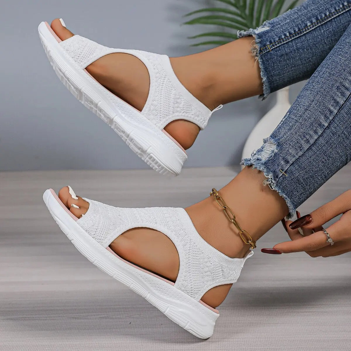 Women's Shoes Summer 2025 Comfort Casual Sport Sandals Women Beach Wedge Sandals Women Platform  Roman Sandals