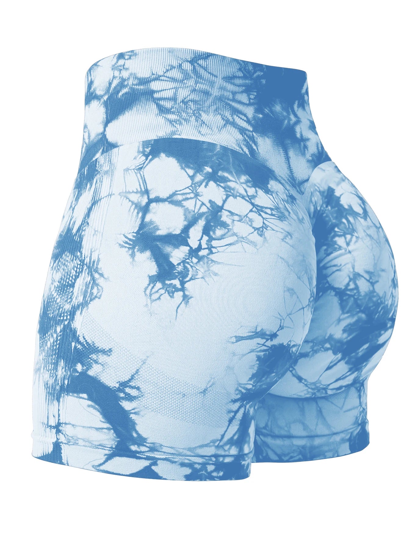 16 Color Sexy Tie Dye Shorts Woman Fitness Seamless Butt Lifting Shorts One Pieces Activewear Running Outdoors