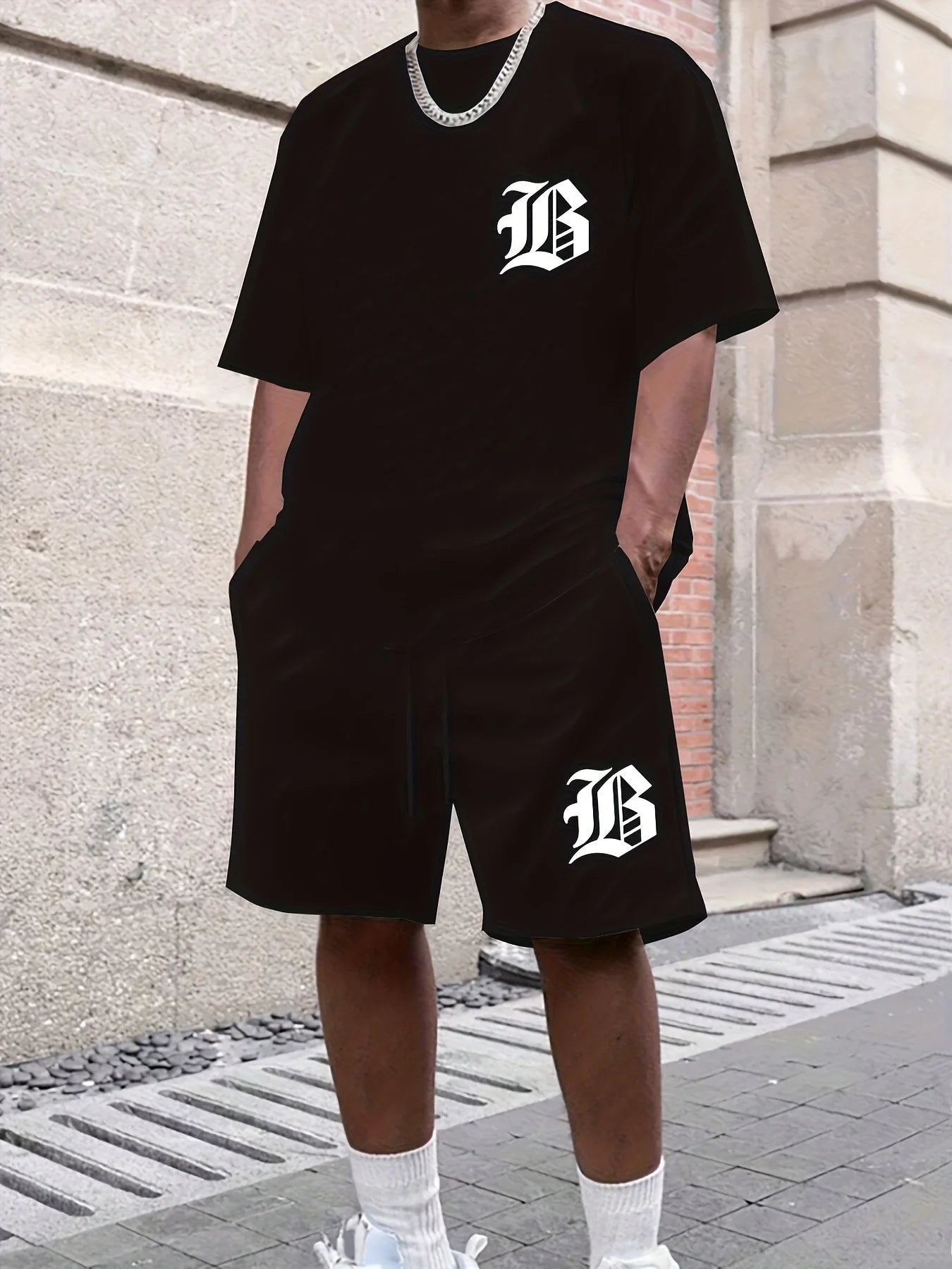 2025 Summer New Men's Casual Set 3D printed sportswear summer streetwear outdoor shorts set