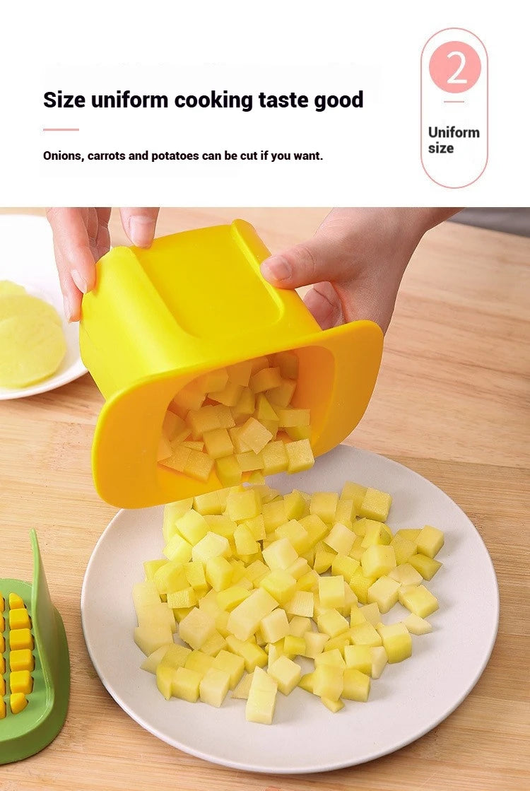 1pc Multi-functional Vegetable Shredder Chip Knife Household Garlic Press Onion Dicer Cucumber Potato Slicer Kitchen Tools