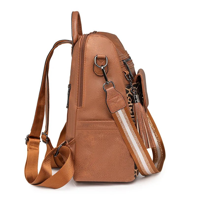 Fashion Women Purse and Handbag Large Womens Backpack PU Leather Travel Backpack Designer Ladies Shoulder Bags School Backpack