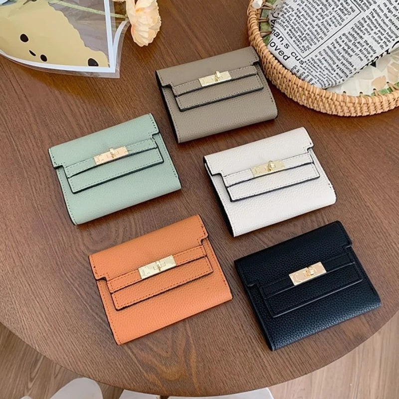 Fashion Purse Female Mini Wallet Portable Women's Wallet coin purse Ladies Clutch Luxury card holder Small Folding Short Clutch