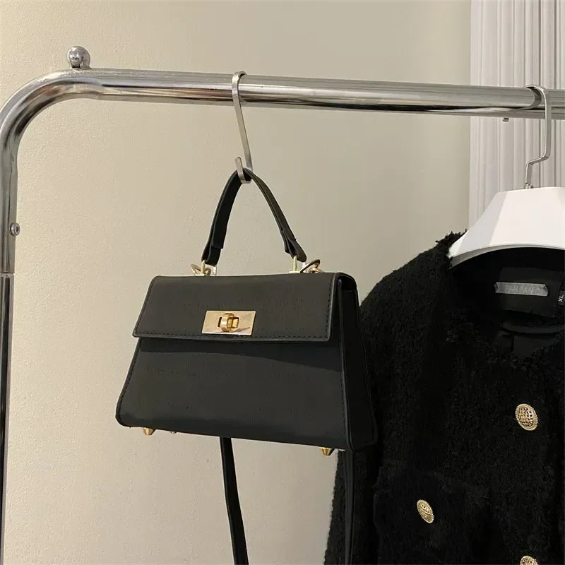 Women's Plaid Crossbody Bag PU Leather - Lightweight Shoulder Purse for Office, Commute & Travel 크로스백