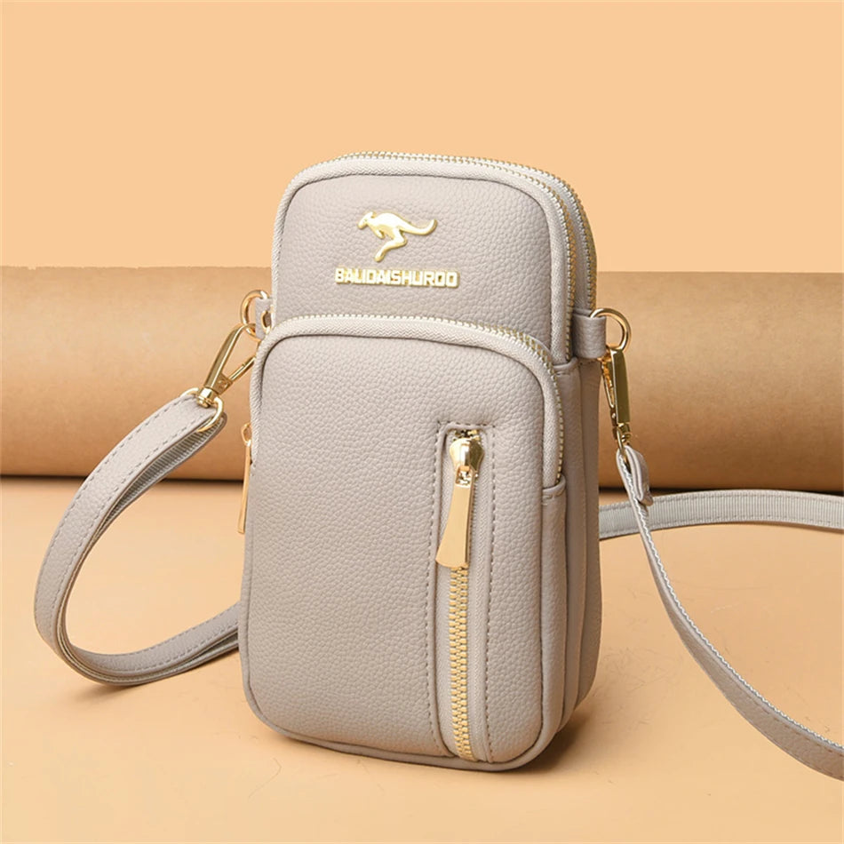 Ladies New Trendy Pu Leather Shoulder Bags Luxury Designer Simple Small Purse Handbags for Women Fashion Messenger Bags Sac