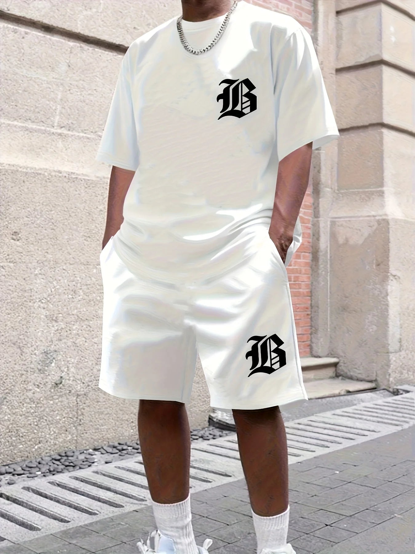 2025 Summer New Men's Casual Set 3D printed sportswear summer streetwear outdoor shorts set