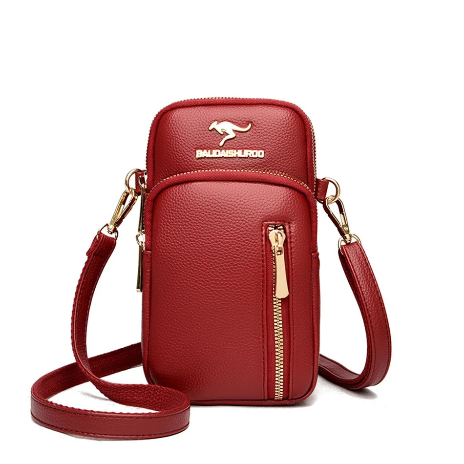 Ladies New Trendy Pu Leather Shoulder Bags Luxury Designer Simple Small Purse Handbags for Women Fashion Messenger Bags Sac