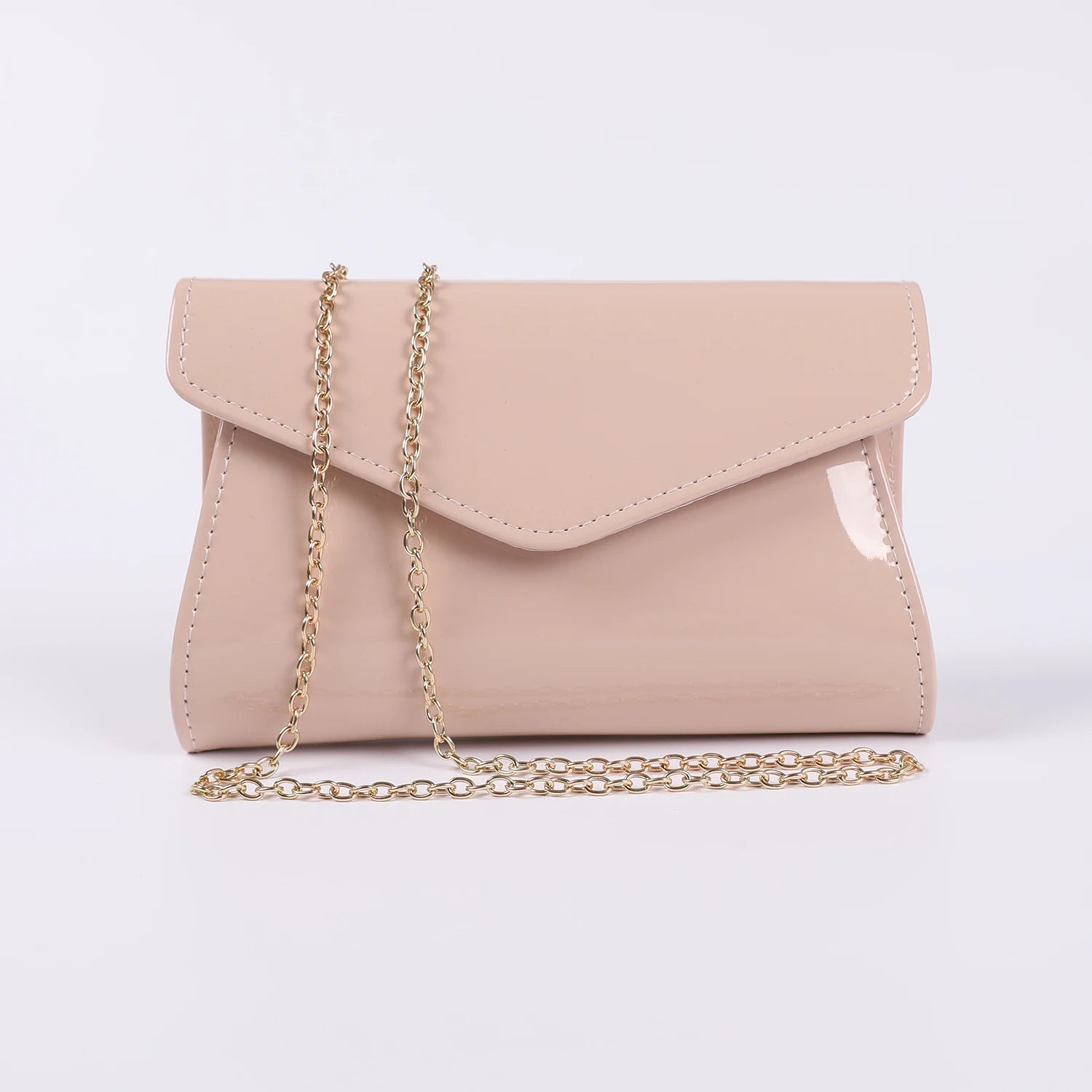 Lady PU Evening bag Patent leather Hand bag flash contracted bag in Europe and the party bag Purse