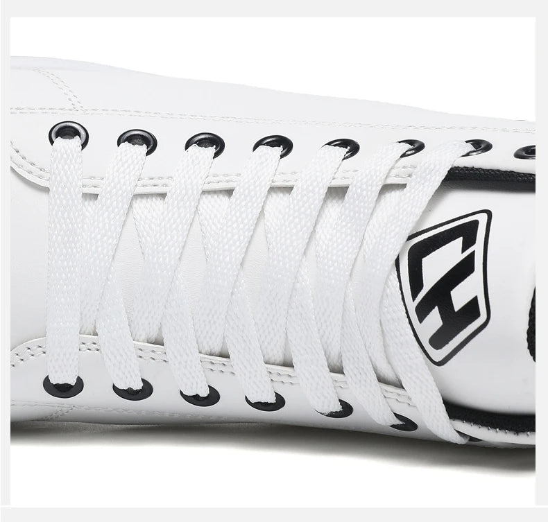 Men High Top Sneakers Fashion Leather Casual Shoes for Men Comfortable Non-slip Vulcanized Shoes Designer Outdoor Men Tenis Shoe