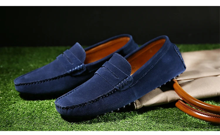 Shoes Men Casual Shoes Fashion Men Shoes Genuine Leather Men Loafers Moccasins Slip on Men Flats Male Driving Shoes