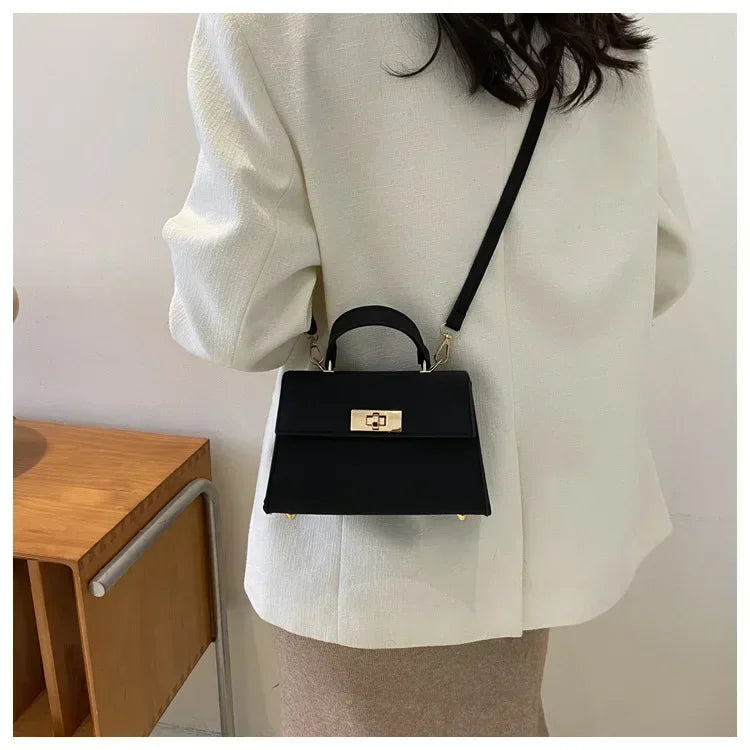 Women's Plaid Crossbody Bag PU Leather - Lightweight Shoulder Purse for Office, Commute & Travel 크로스백