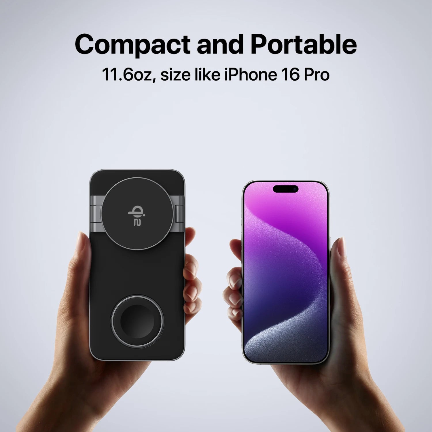 3 in 1 Qi2 Magnetic Wireless Charger For iPhone 16 15 14 13 12 Fast Charging Station For  iWatch 10 9 8 7 6 5  Airpods Pro