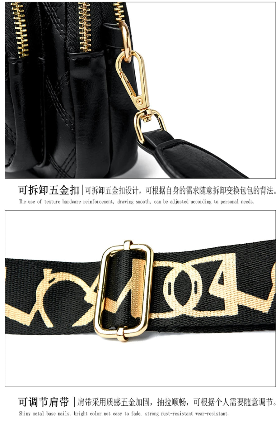 High Quality Purse Leather Luxury Handbag Women Shoulder Bags Designer Crossbody Bag for Female Bag Fashion Ladies Messenger Sac