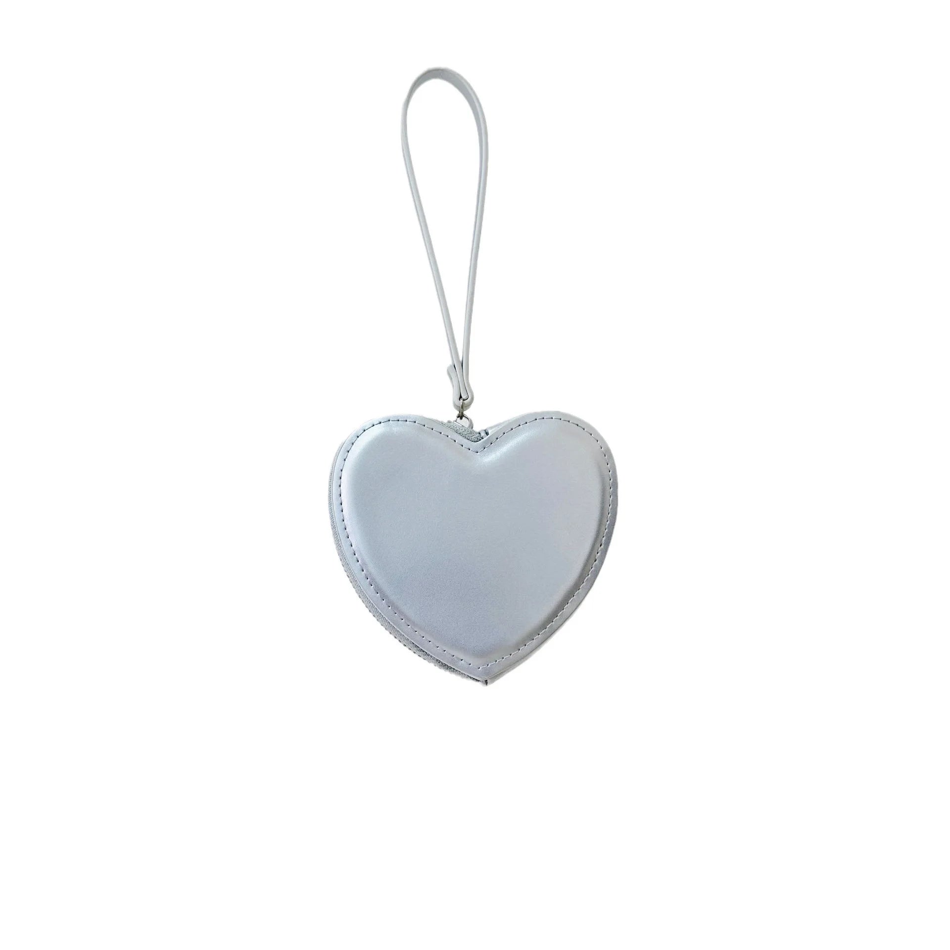 Girls Kawaii PU Leather Heart Bag Business Wallet Designer Original Brand Womens Wallets for Women Purses Clutch Bag