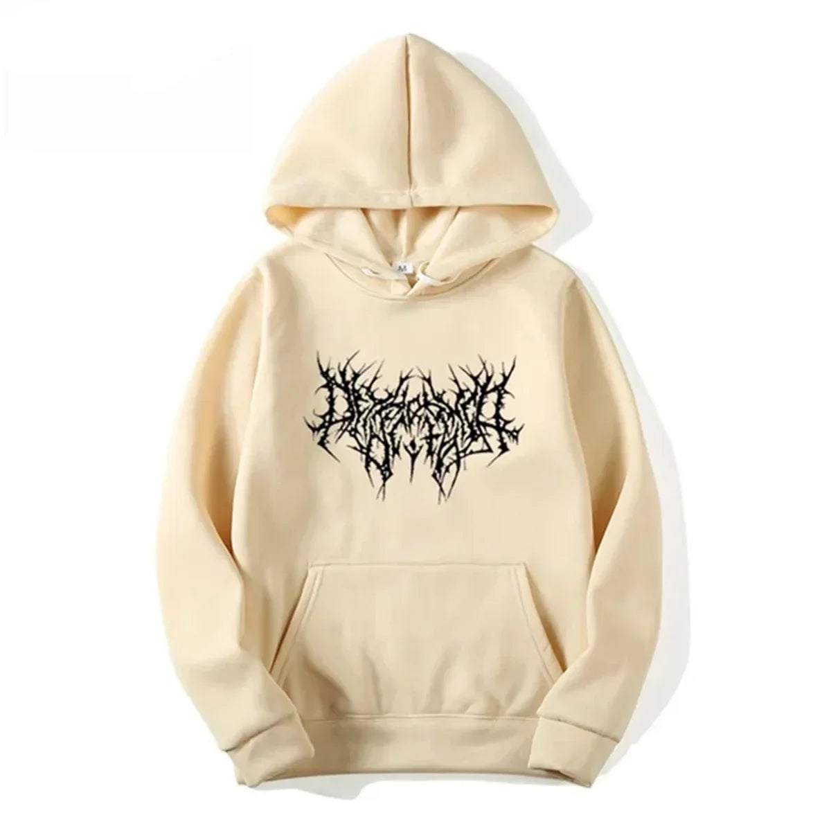 Hoodie Men Graphic Print Hoodies American Retro Personality Streetwear Casual Hooded Sweatshirt Men's Clothing