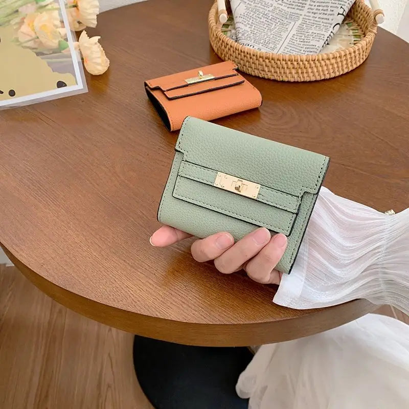 Fashion Purse Female Mini Wallet Portable Women's Wallet coin purse Ladies Clutch Luxury card holder Small Folding Short Clutch