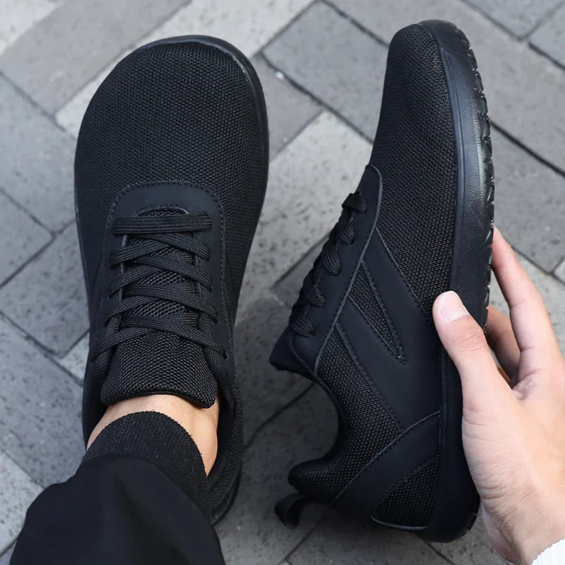 Men's and Women's Wide Toe Barefoot Shoes Outdoor Hiking Shoe Minimalist Running Shoes Lightweight and Breathable Walking Shoes