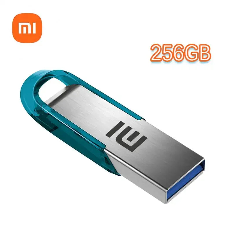 Xiaomi 2TB USB Flash Drive Pen Drive 1TB Memory Waterproof U Disk High-Speed USB 3.2 Data Transmission Metal USB Flash Drive OTG