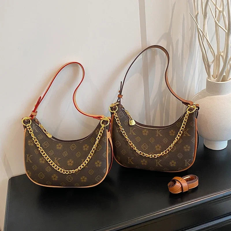 Luxury Leather Tote Bag For Women Designer Crossbody Shoulder Handbag Elegant Ladies Messenger Purse Stylish Classic