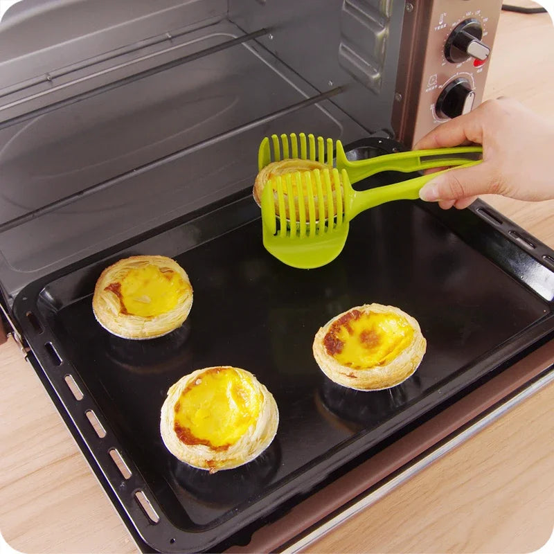 Stainless Steel Kitchen Handheld Orange Lemon Slicer Tomato Cutting Clip Fruit Slicer Onion Slicer KitchenItem Cutter Accessorie