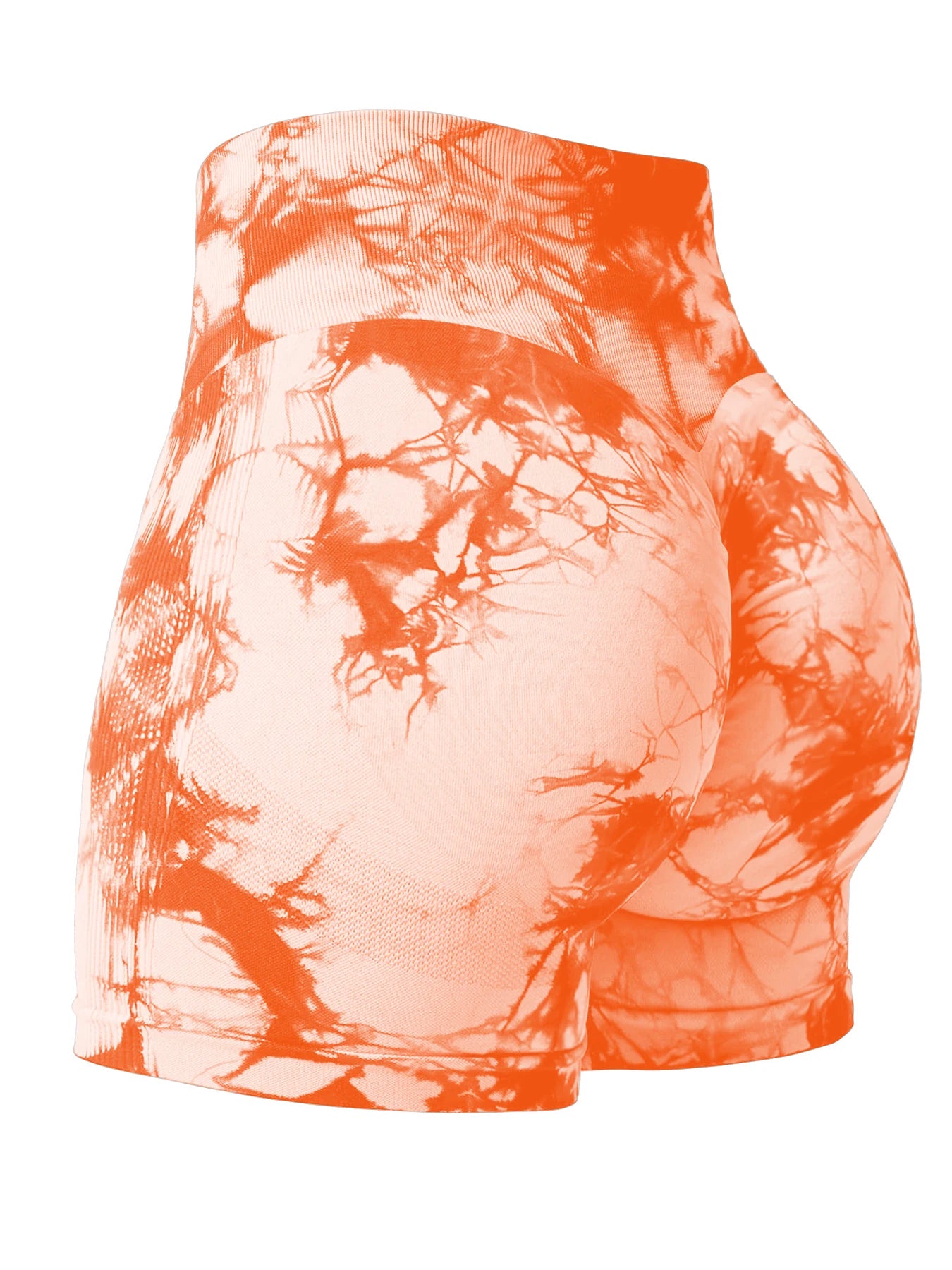 16 Color Sexy Tie Dye Shorts Woman Fitness Seamless Butt Lifting Shorts One Pieces Activewear Running Outdoors
