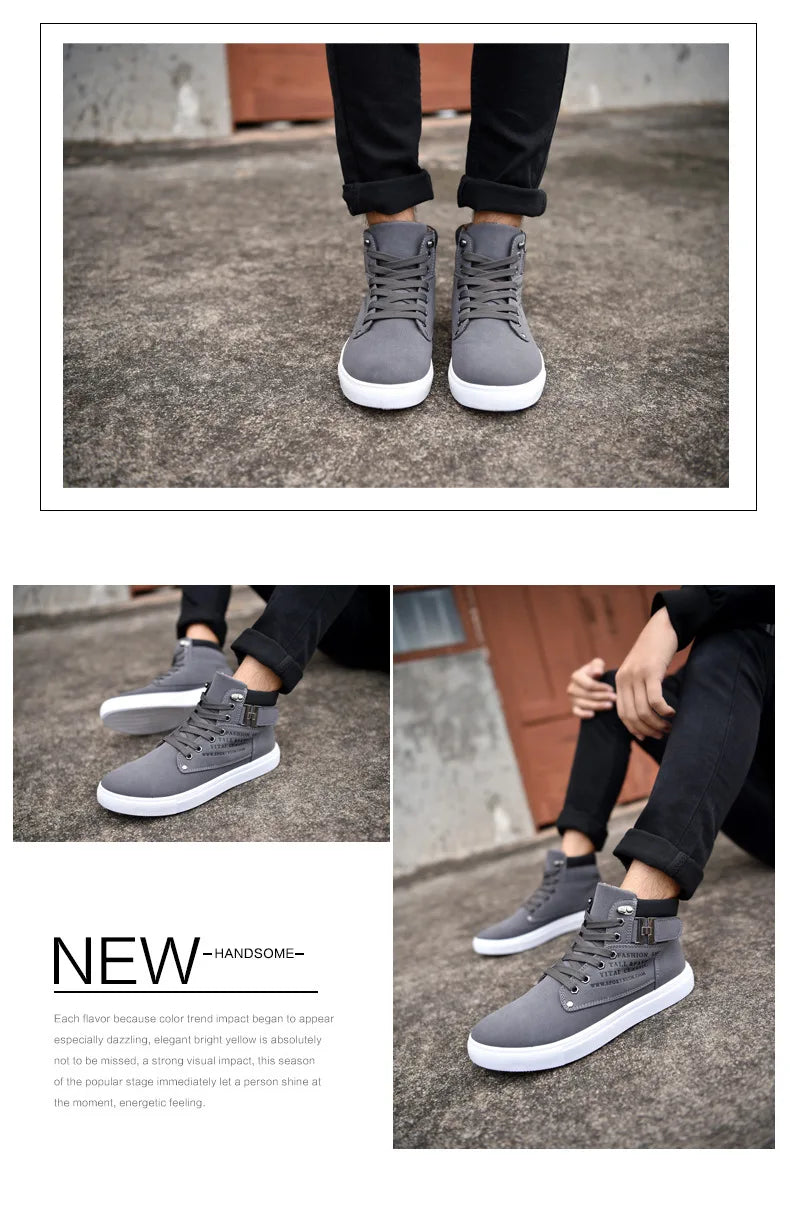 Brand Designer Men's Sneakers Comfortable Casual Shoes Fashion Non-slip Platform Shoes New Lightweight Sneakers Tenis Masculino