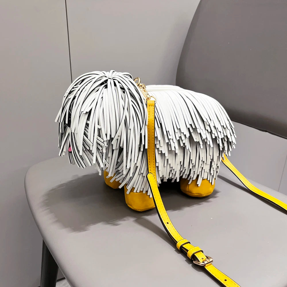 purses and handbags For Women Luxury Designer Leather crossbody shoulder bag Purse Cute dog shape Evening Party bag Women's bag