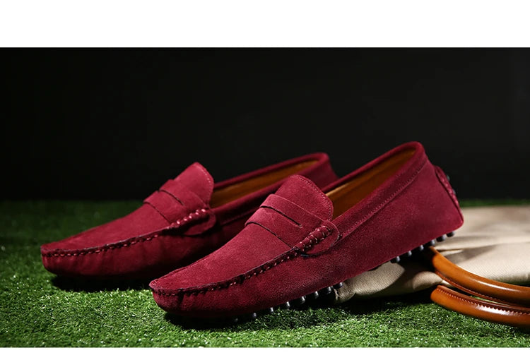 Shoes Men Casual Shoes Fashion Men Shoes Genuine Leather Men Loafers Moccasins Slip on Men Flats Male Driving Shoes