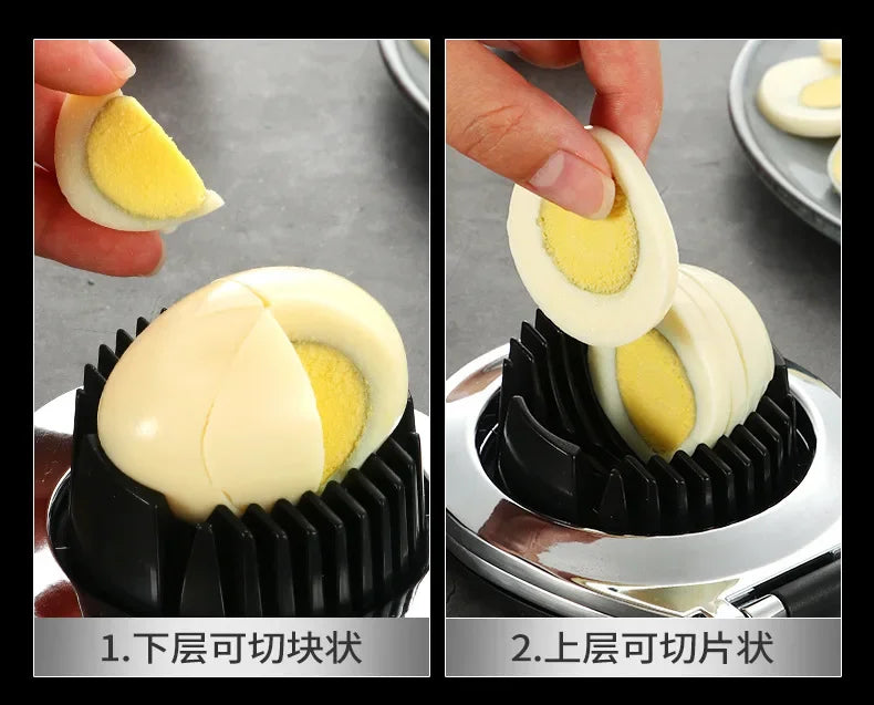 Kitchen Tools Zinc Alloy Egg Slicers Cutters Eggs Divider Splitter    Strawberry Cutter  Accessories