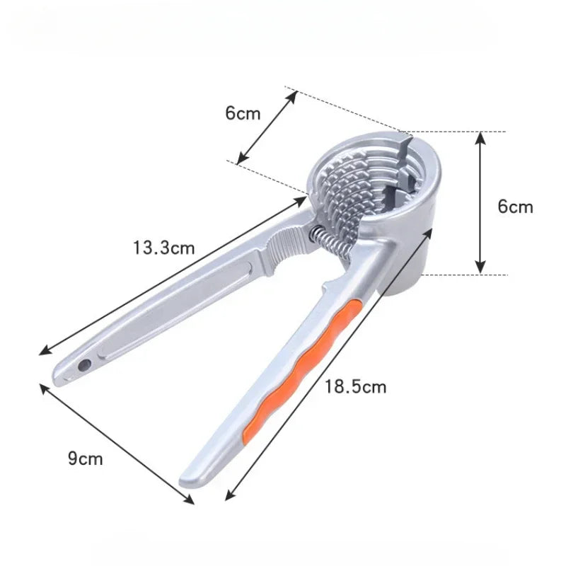 Kitchen Tool Walnut Clip Funnel Shaped Double Mouth Nut Clip Nutcracker Sheller Clip Clamp Plier Walnut Forceps Opening Tool