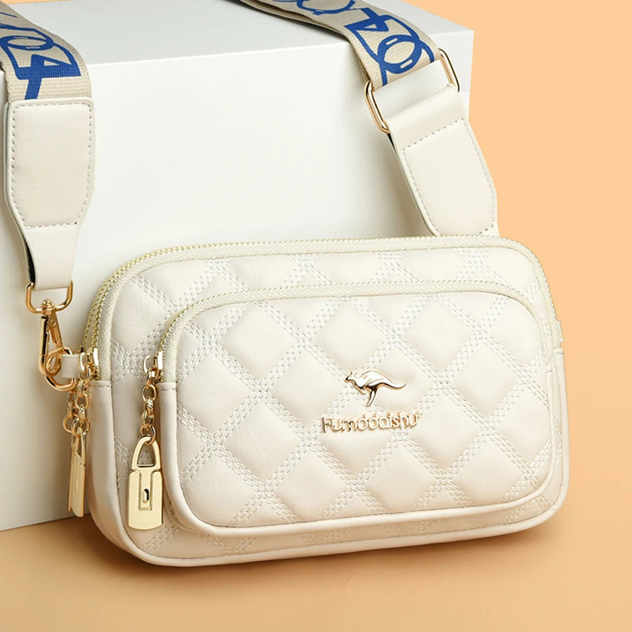 High Quality Purse Leather Luxury Handbag Women Shoulder Bags Designer Crossbody Bag for Female Bag Fashion Ladies Messenger Sac