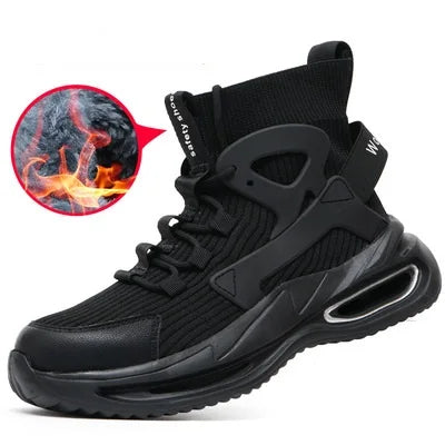 Work shoes for man S3 high safety shoes  Safety Shoes With Steel Toe Cap,Light Weight Breathable Work Boots For Men Botas Hombre