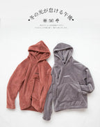 Winter Coral Fleece Pajama Set Women Thick Warm Flannel Velvet Cozy 2 Pieces Long Sleeve Sleepwear Suit Lady Clothing Homewear