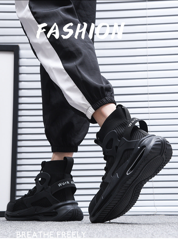 Work shoes for man S3 high safety shoes  Safety Shoes With Steel Toe Cap,Light Weight Breathable Work Boots For Men Botas Hombre